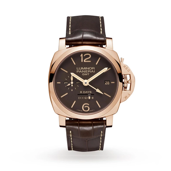 Luminor 1950 8 Days GMT 玫瑰金版 PAM 576