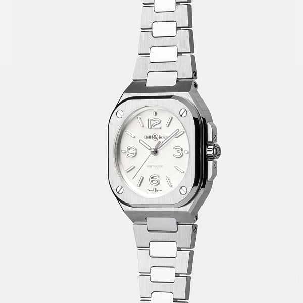 Bell & Ross Br-05 36毫米珍珠贝母钢腕表 BR05A-S-MP-ST/SST