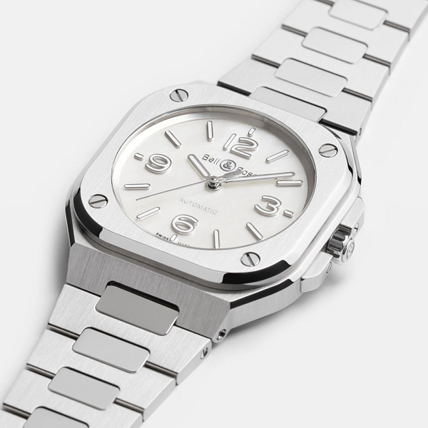 Bell & Ross Br-05 36毫米珍珠贝母钢腕表 BR05A-S-MP-ST/SST