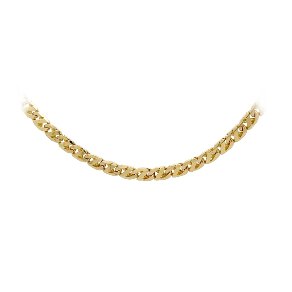 14K 黄金Gucci链项链，51 厘米