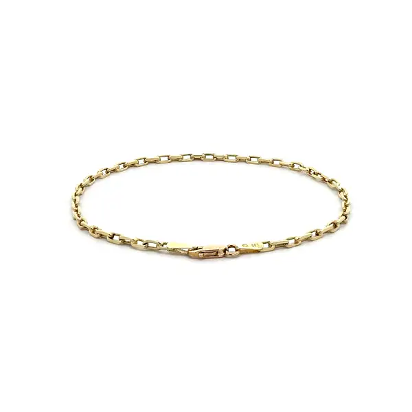 14K 黄金Anker链手链