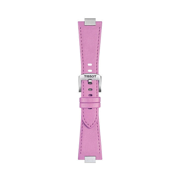 天梭粉色皮质表带 适用于 PRX 35 毫米 T852.049.546