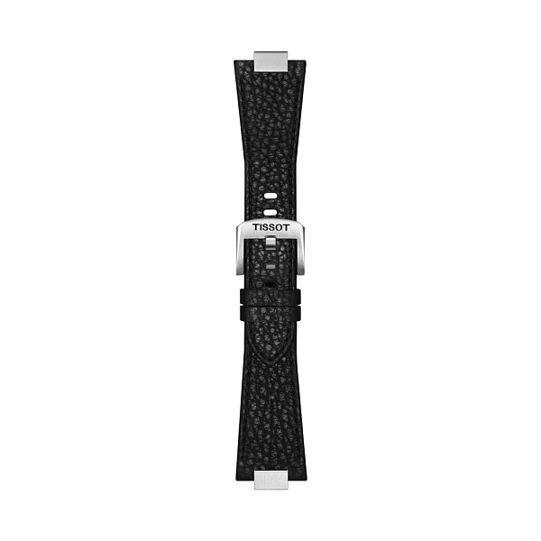天梭黑色皮质表带 适用于 PRX 35 毫米 T852.049.990