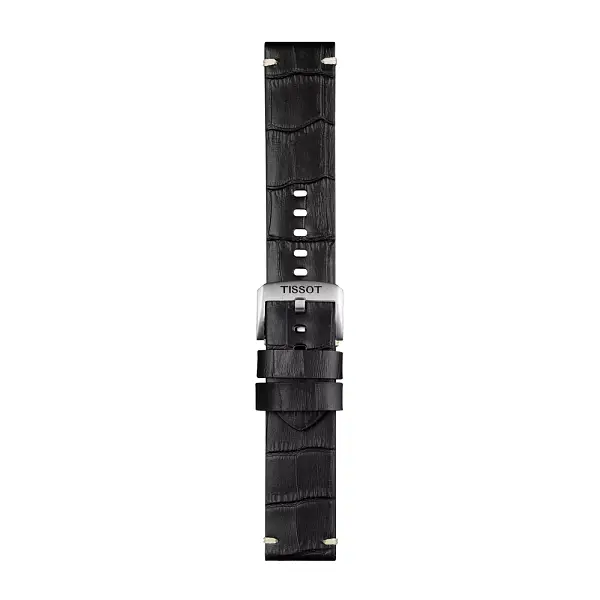 Tissot 黑色皮革表带 22毫米 T852.046.775