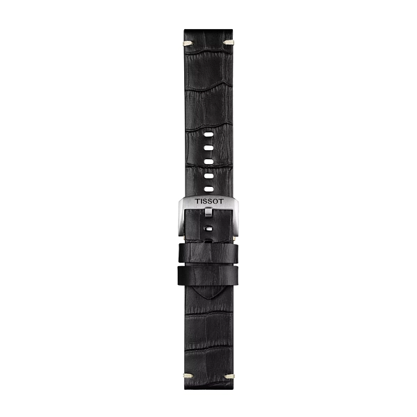 Tissot 黑色皮革表带 22毫米 T852.046.775