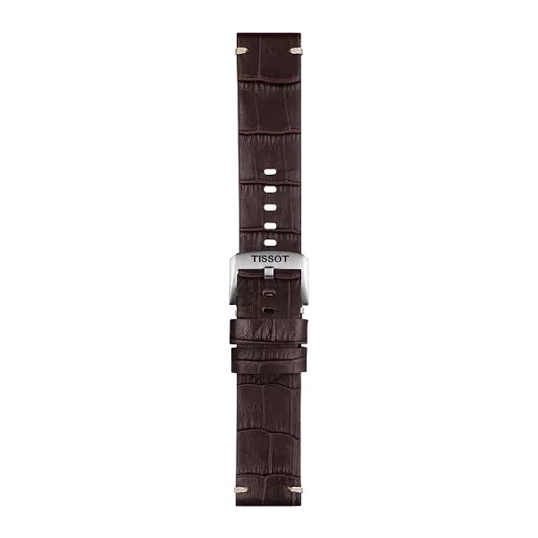 Tissot 棕色皮革表带 22 毫米 T852.046.773