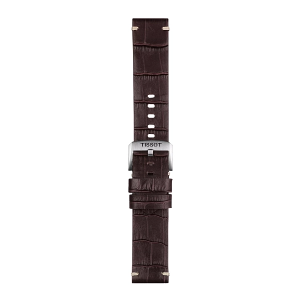 Tissot 棕色皮革表带 22 毫米 T852.046.773