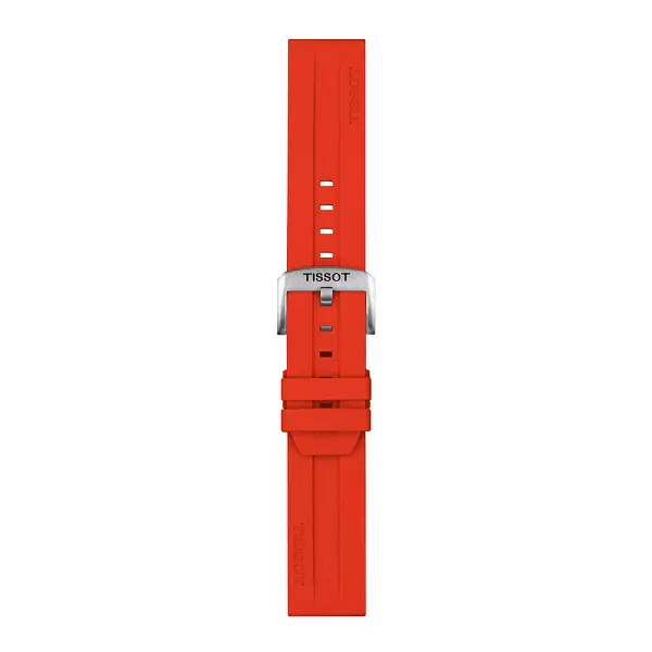 红色硅胶表带 Tissot 22 毫米 T852.047.920