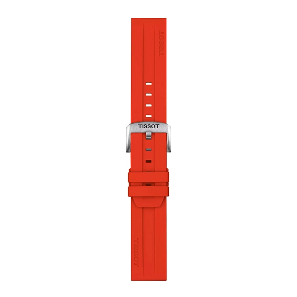 红色硅胶表带 Tissot 22 毫米 T852.047.920