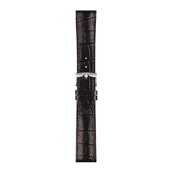 棕色皮革表带 Tissot 22 毫米 T852.041.655