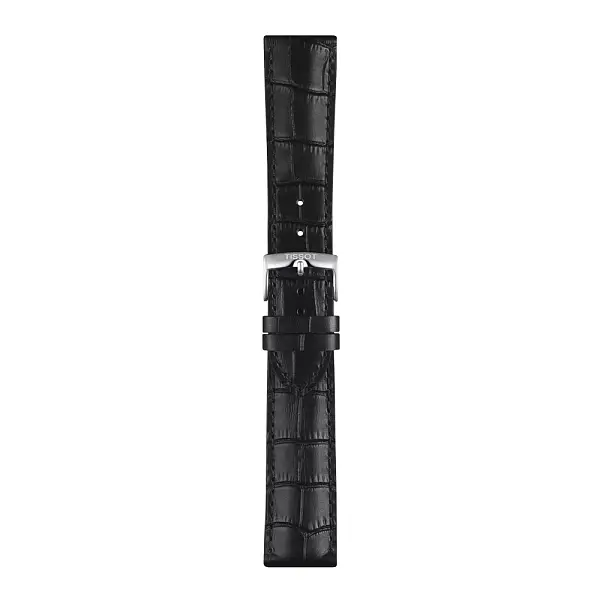 黑色皮革表带 Tissot 22 毫米 T852.041.653