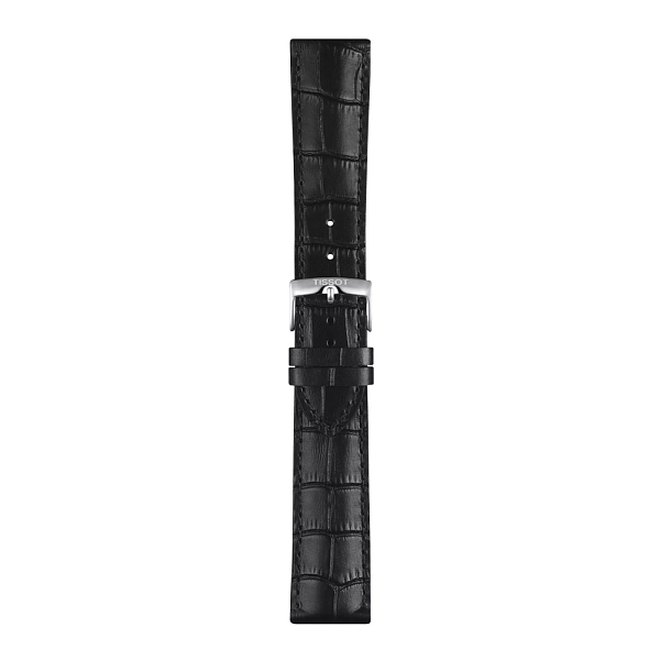 黑色皮革表带 Tissot 22 毫米 T852.041.653