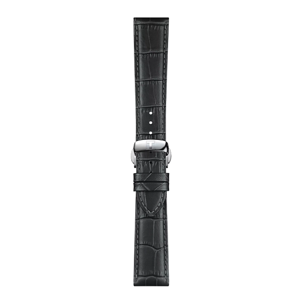 灰色皮革表带 Tissot 21 毫米 T852.045.750
