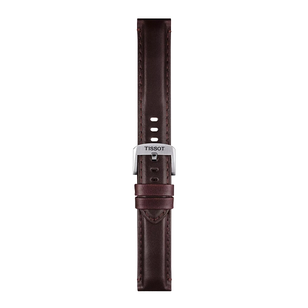 棕色皮革表带 Tissot 20 毫米 T852.046.836