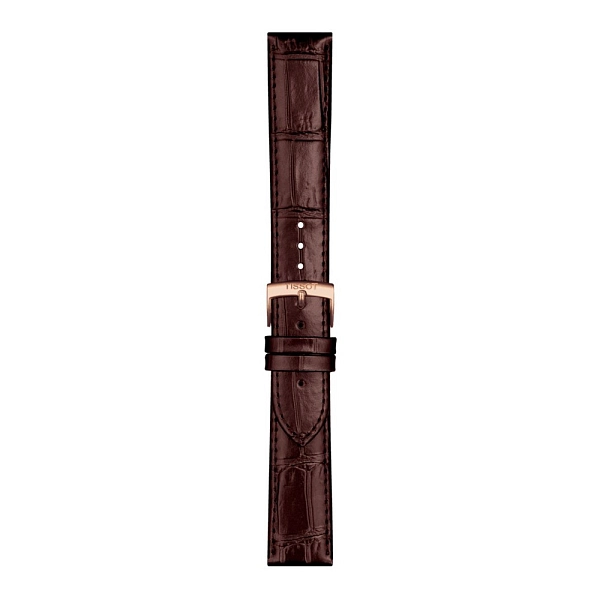 棕色皮革表带 Tissot 20 毫米 T852.043.014