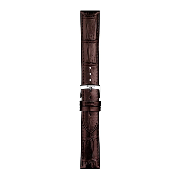 棕色皮革表带 Tissot 20 毫米 T852.043.013