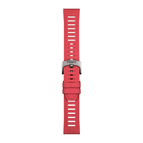 红色硅胶表带 Tissot 21 毫米 T852.049.243