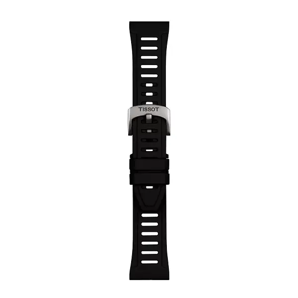 黑色硅胶表带 Tissot 21 毫米 SX T852.049.249
