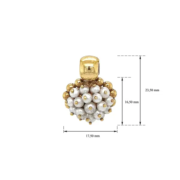 时尚经典白珍珠吊坠