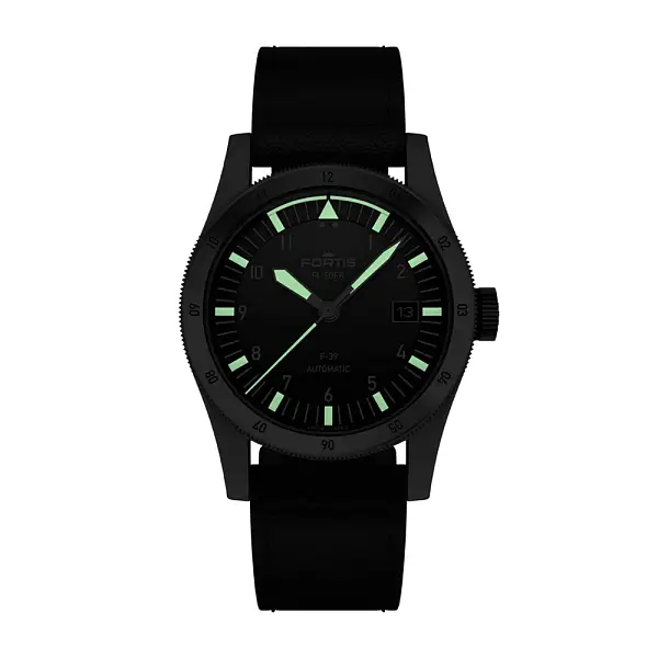 Fortis Flieger F-39 黑色飞行员表带 F4220016