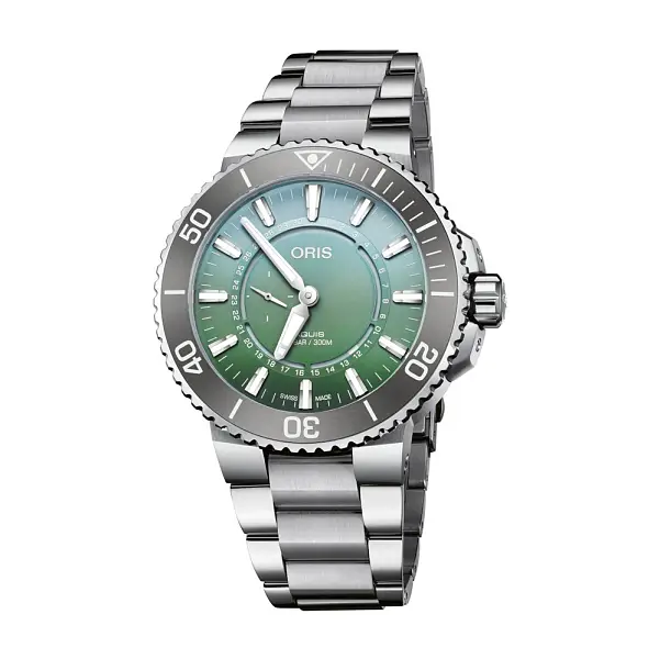 Oris Aquis Dat Watt限量表II 01 743 7734 4197-套装