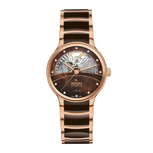 Rado Centrix 自动钻石镂空心形腕表 R30029902