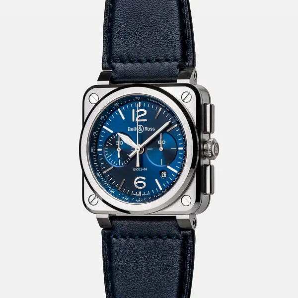 Bell & Ross 蓝钢腕表 BR0394-BLU-ST/SCA