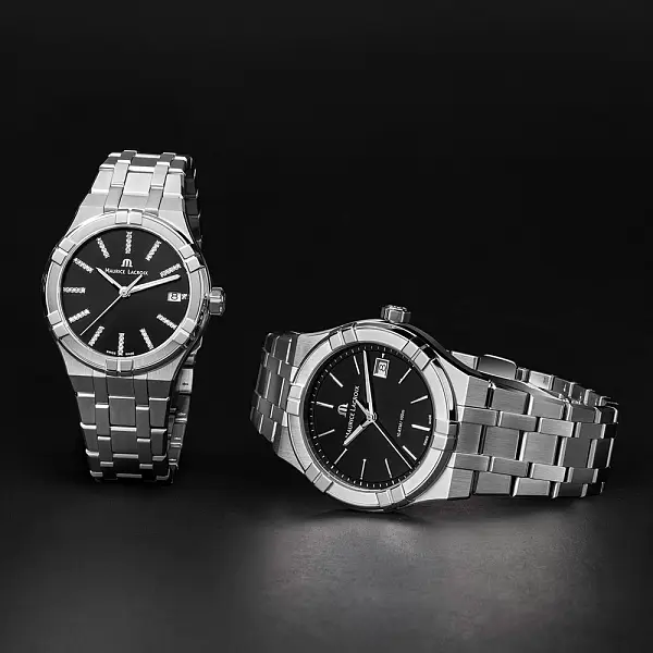 莫里斯-拉克鲁瓦 Aikon 石英日历腕表 AI1106-SS002-350-1