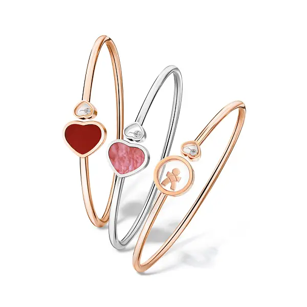 萧邦 Happy Hearts Naked Heart Founfation 857482-1705 黄金手链