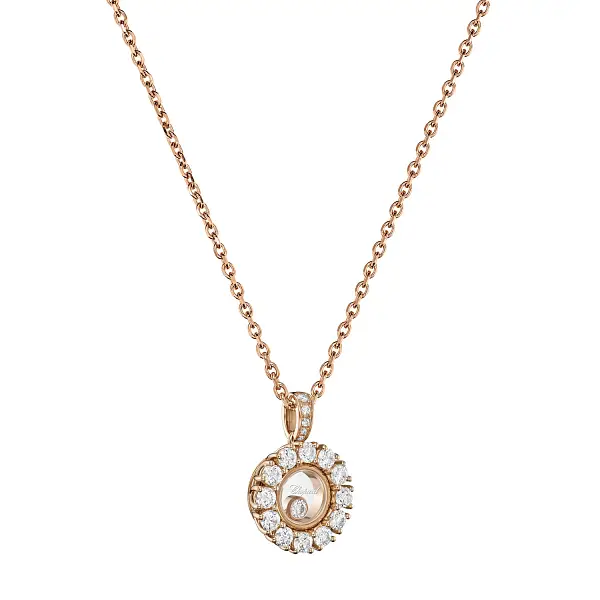 萧邦 Happy Diamonds 79A609-5001 黄金吊坠