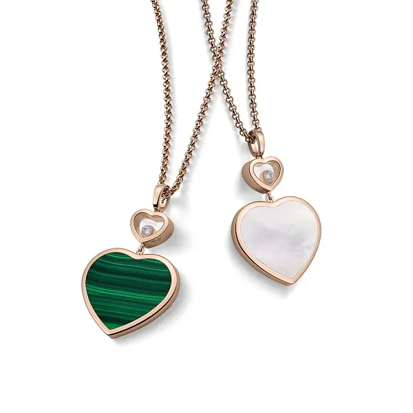 萧邦 Happy Hearts 79A075-5301 黄金吊坠