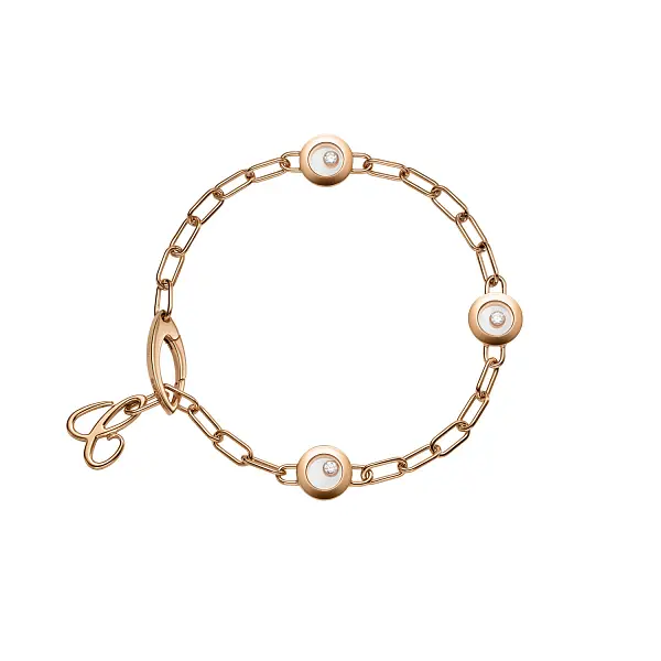 萧邦 Happy Diamonds 85A117-5010 黄金手镯