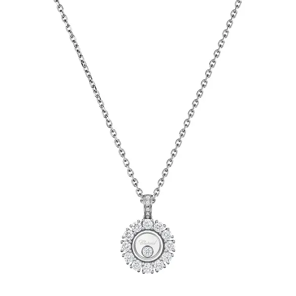 黄金萧邦 Happy Diamonds 项链 79A609-1001