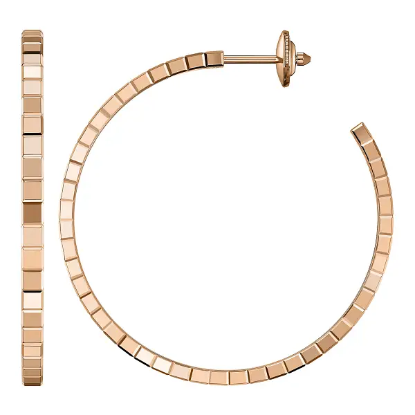 萧邦 Ice Cube 837702-5007 黄金耳环