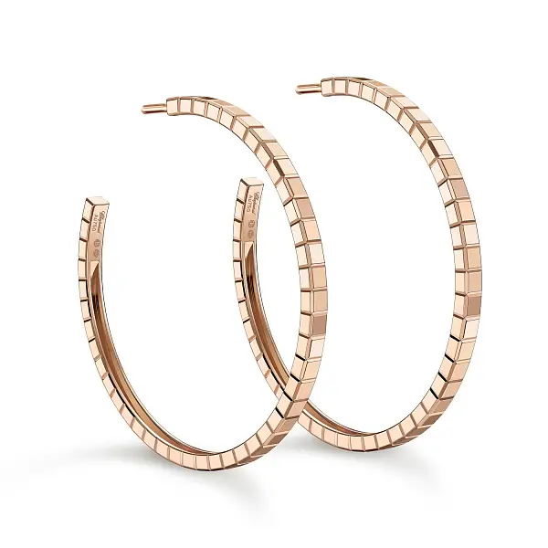 萧邦 Ice Cube 837702-5007 黄金耳环