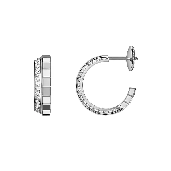 萧邦 Ice Cube 837008-1001 黄金耳环