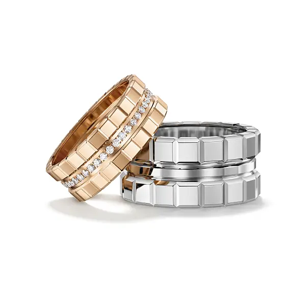 萧邦冰立方金戒指 827004-1019