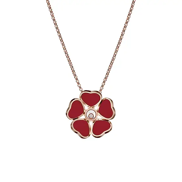 萧邦 Happy Hearts 黄金吊坠 79A085-5811