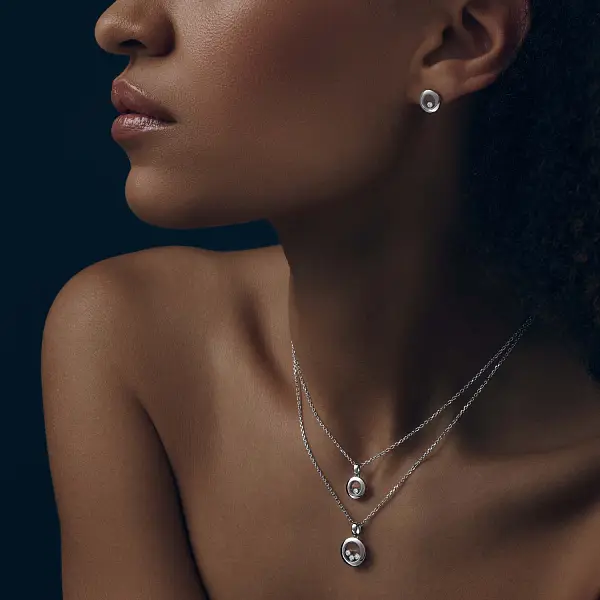 萧邦 Happy Diamonds 79A017-1001 黄金吊坠