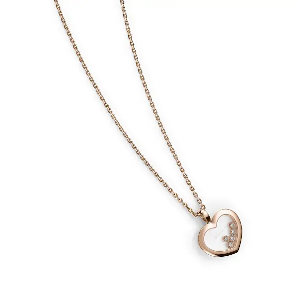 黄金萧邦 Happy Diamonds 项链 79A038-5001