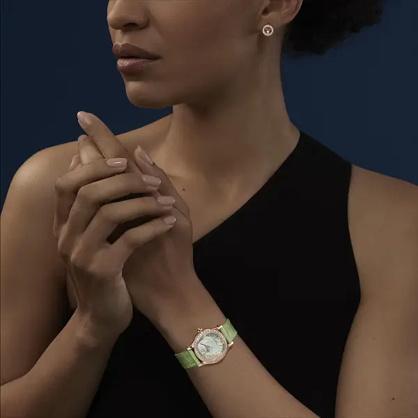 萧邦 Happy Diamonds 83A017-5201 黄金耳环