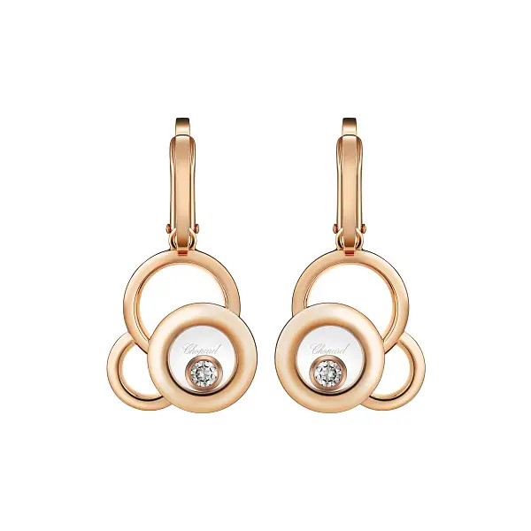 萧邦 Happy Diamonds 839769-5001 黄金耳环