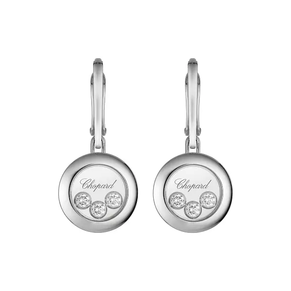 萧邦 Happy Diamonds 83A018-1301 黄金耳环