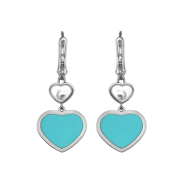 萧邦 Happy Hearts 837482-1410 黄金耳环