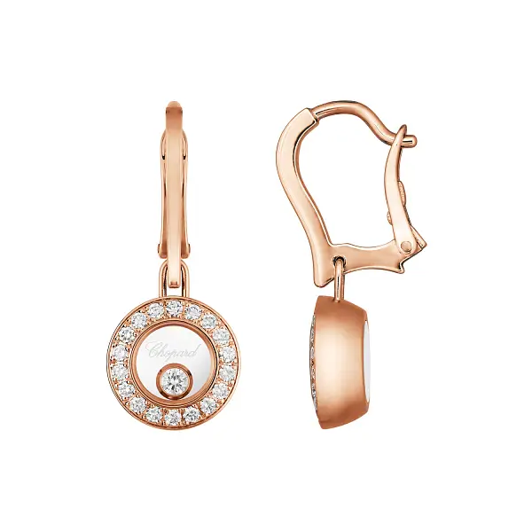 萧邦 Happy Diamonds 83A017-5401 黄金耳环