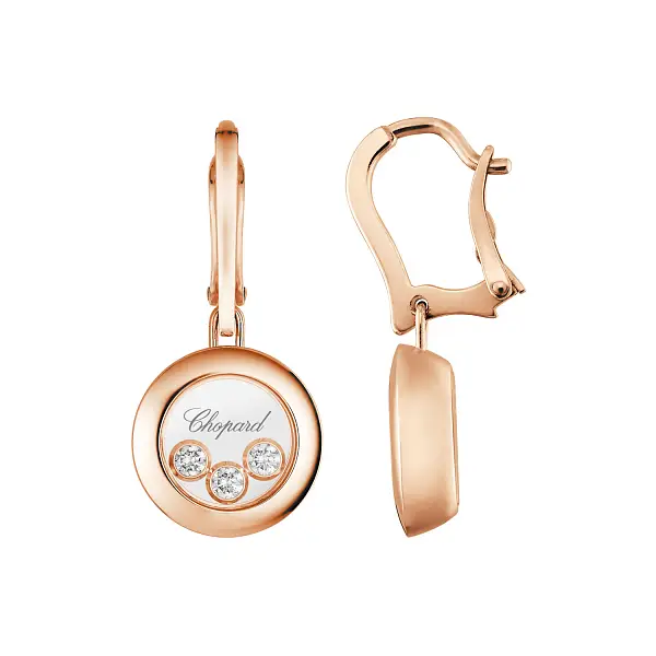 萧邦 Happy Diamonds 83A018-5301 黄金耳环