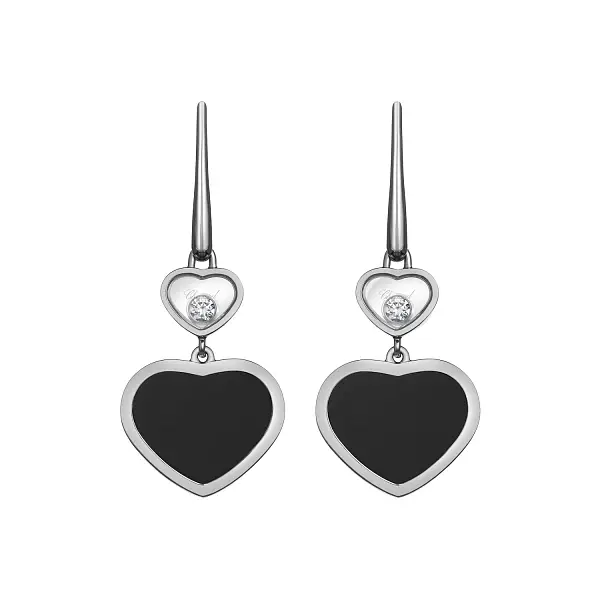 萧邦 Happy Hearts 837482-1210 黄金耳环