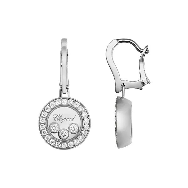 萧邦 Happy Diamonds 83A018-1401 黄金耳环