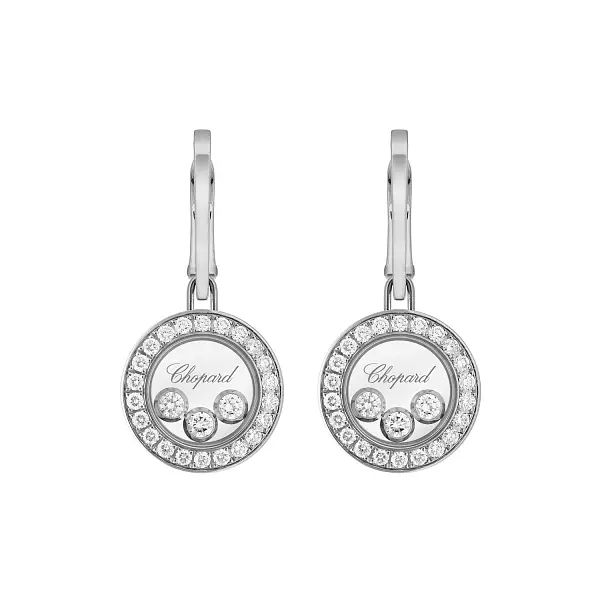 萧邦 Happy Diamonds 83A018-1401 黄金耳环