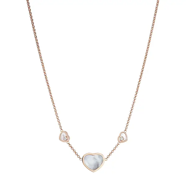 萧邦 Happy Hearts 黄金项链 81A082-5301